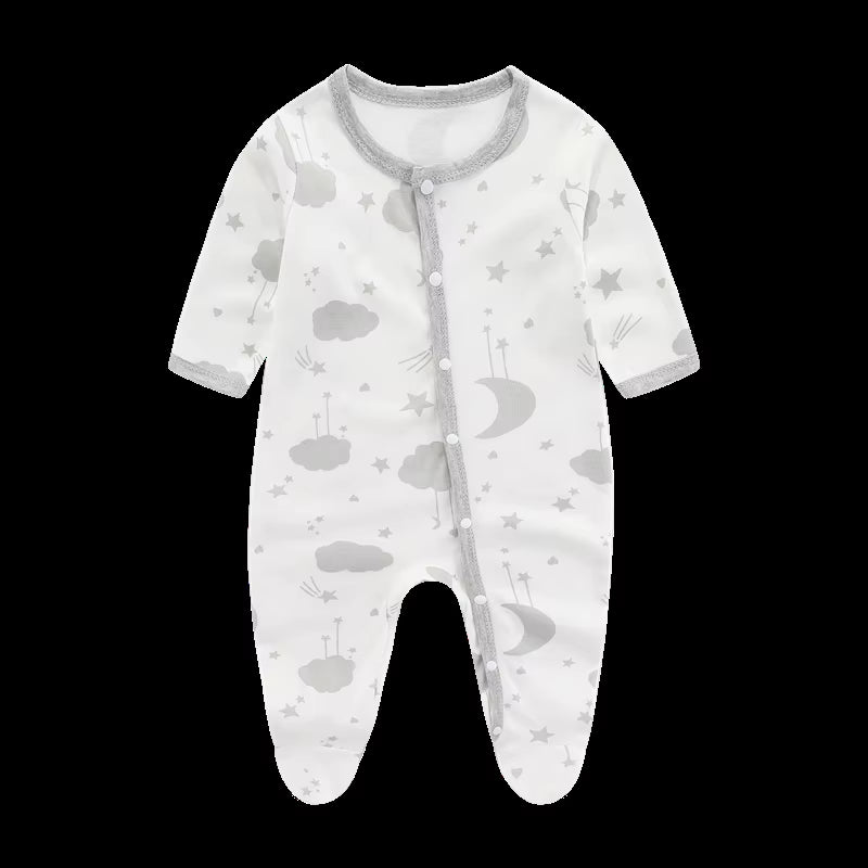 Lumea Sweet Dreams Newborn Baby Bodysuit - Soft Cartoon Romper (0 - 9M) - Lumea Baby