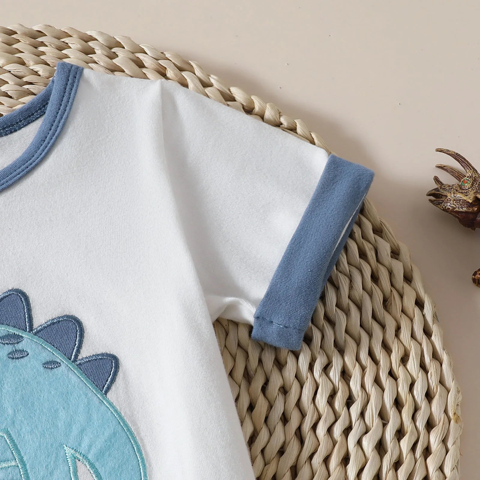 Lumea Cartoon Summer 2 - Piece Baby Set - Short Sleeve Tee & Shorts (0 - 6M) - Lumea Baby