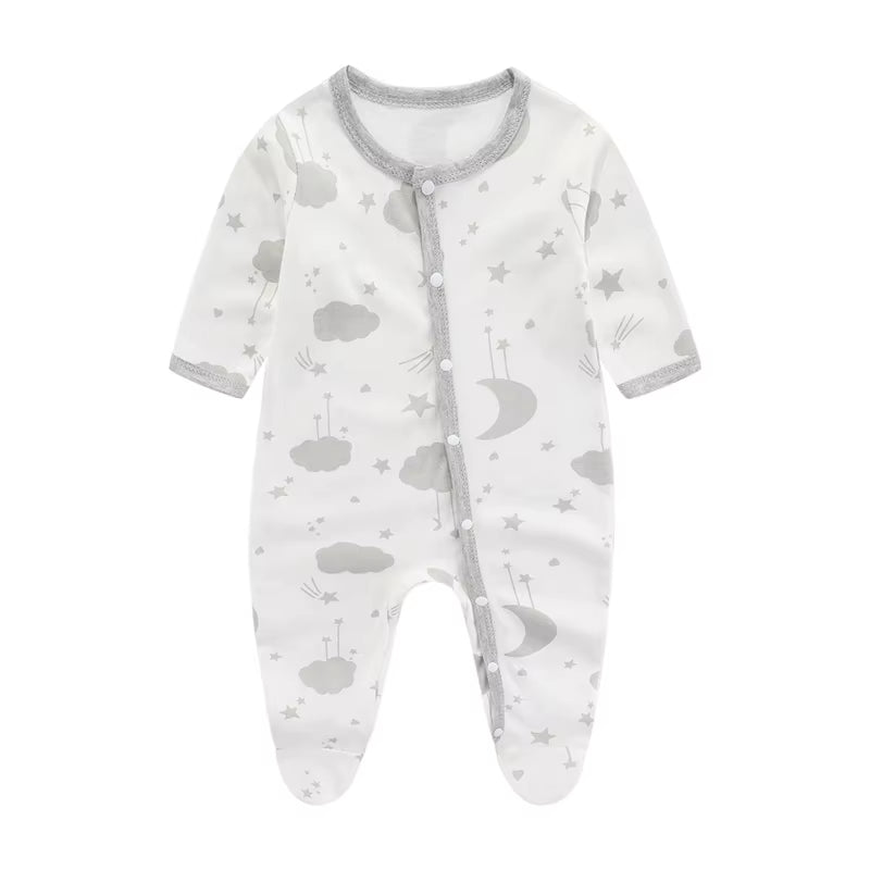 Lumea Sweet Dreams Newborn Baby Bodysuit - Soft Cartoon Romper (0 - 9M) - Lumea Baby