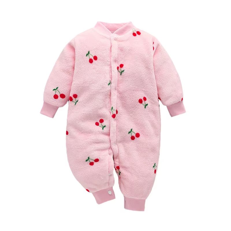 Lumea Cozy Flannel Baby Romper Jumpsuit - Soft Hooded Jacket for Boys & Girls (0 - 18M) - Lumea Baby