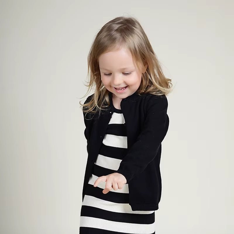 Lumea Spring Knit Baby & Kids Cardigan Sweater - Cotton Button - Up (12M - 7Y) - Lumea Baby