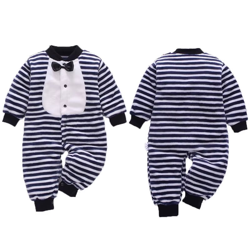 Lumea Cozy Flannel Baby Romper Jumpsuit - Soft Hooded Jacket for Boys & Girls (0 - 18M) - Lumea Baby