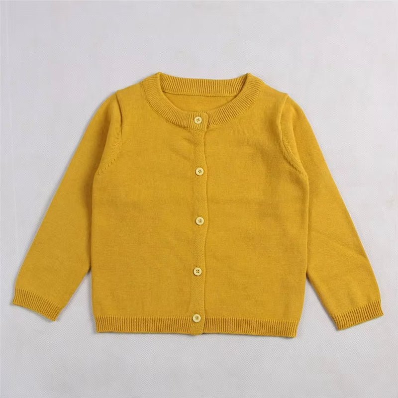 Lumea Spring Knit Baby & Kids Cardigan Sweater - Cotton Button - Up (12M - 7Y) - Lumea Baby