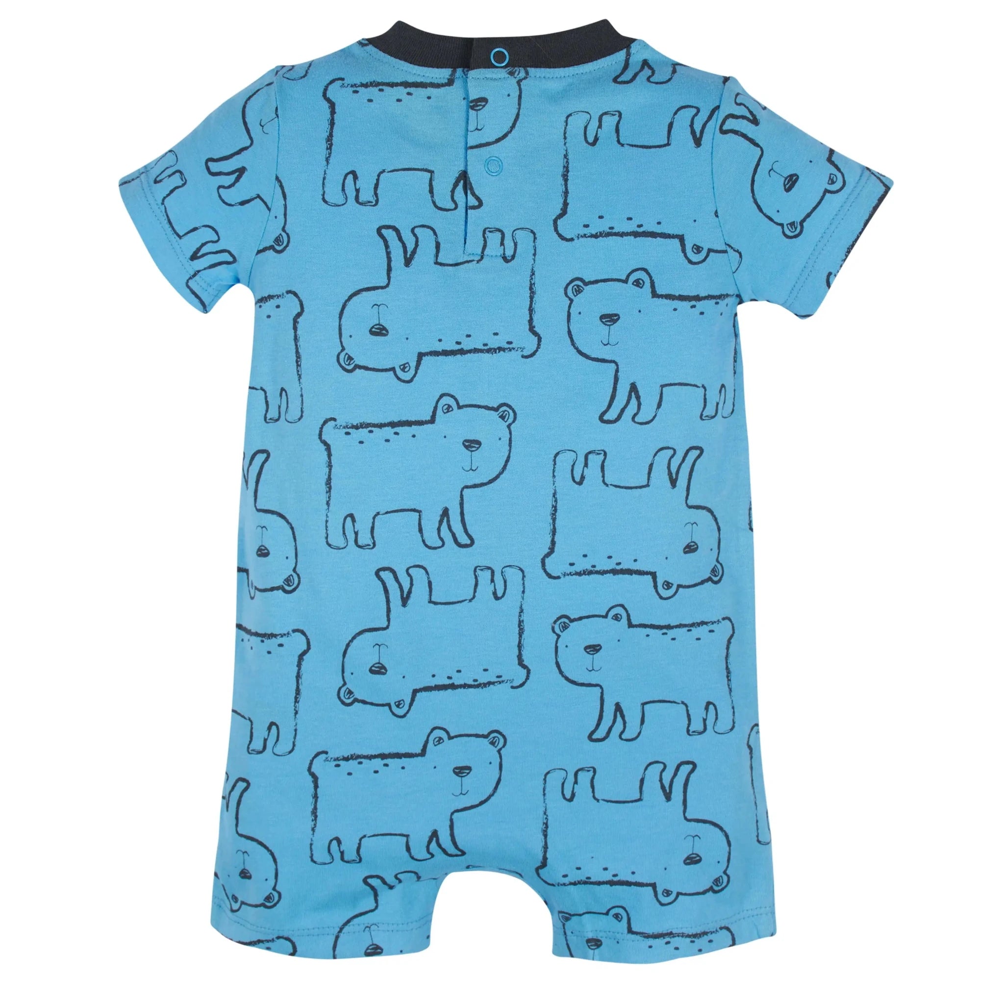 Lumea Little Gentleman Baby Boy Rompers 3 - Pack — Soft Cotton Summer Outfits (0–24M) - Lumea Baby