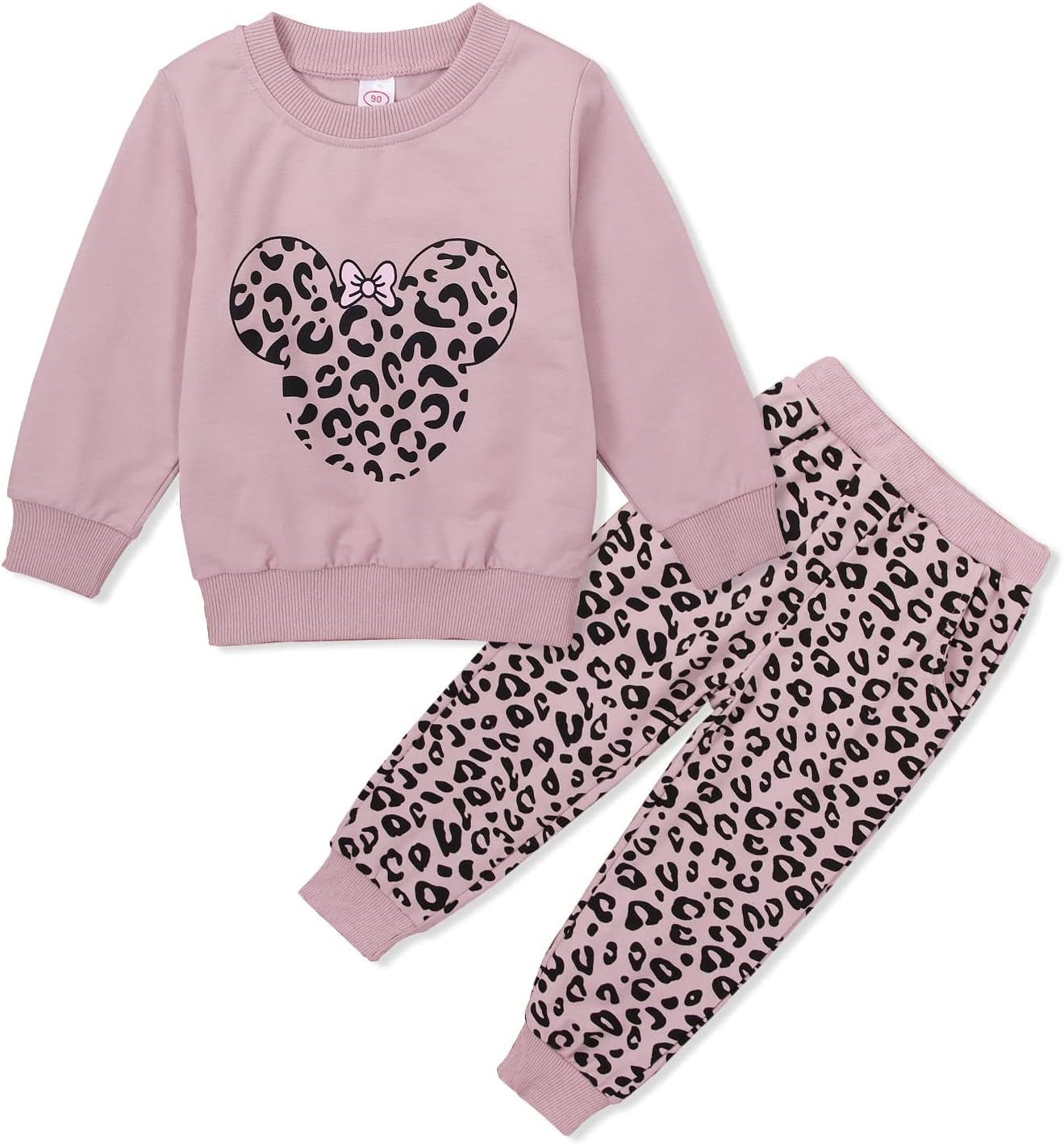 Lumea Cozy Chic 2 - Piece Baby Girl Outfit Set - Long Sleeve Sweatshirt & Leggings (Fall/Winter) - Lumea Baby
