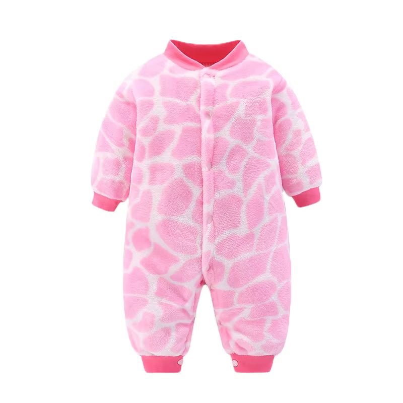 Lumea Cozy Flannel Baby Romper Jumpsuit - Soft Hooded Jacket for Boys & Girls (0 - 18M) - Lumea Baby