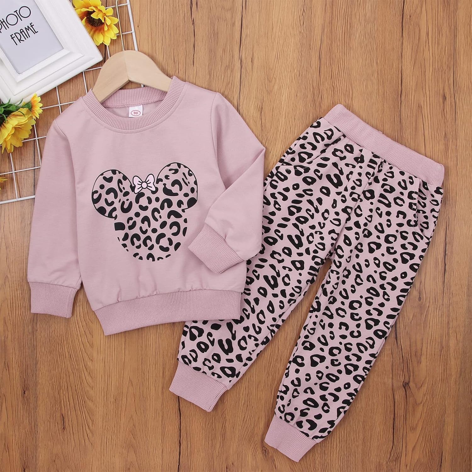 Lumea Cozy Chic 2 - Piece Baby Girl Outfit Set - Long Sleeve Sweatshirt & Leggings (Fall/Winter) - Lumea Baby