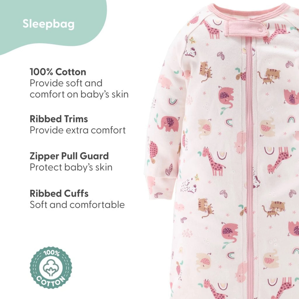 LUMÉA™ Rainbow Safari 23 - Piece Newborn Layette Gift Set - Baby Girl Pink (0 - 3M) - Lumea Baby