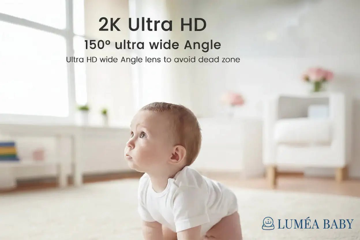 Lumea Guardian 4MP WiFi Smart Baby Monitor - Crying Detection & Night Vision - Lumea Baby