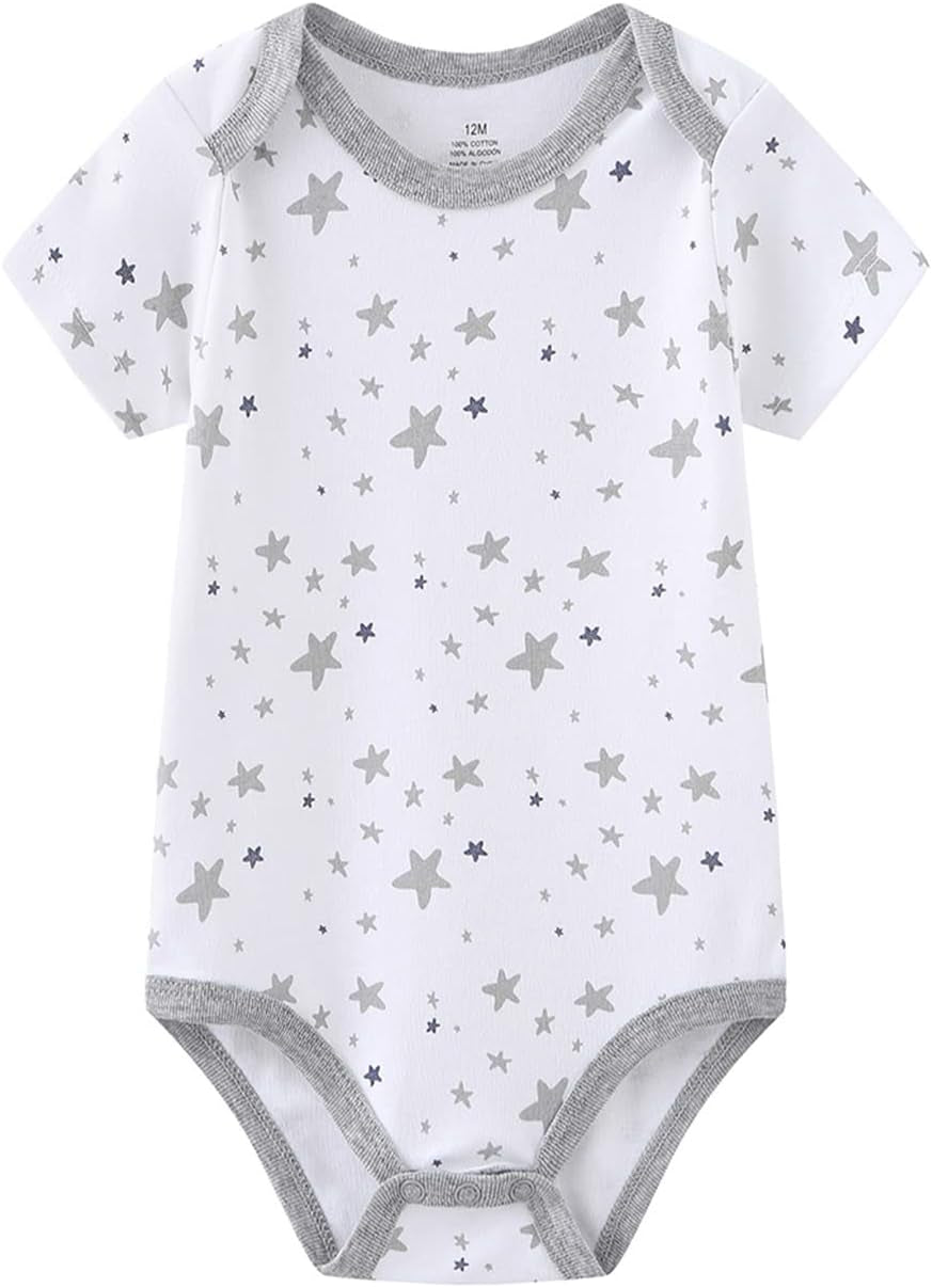 LUMÉA™ Essentials Newborn Baby Clothes Set - Short Sleeve Bodysuits & Pants Layette - Lumea Baby