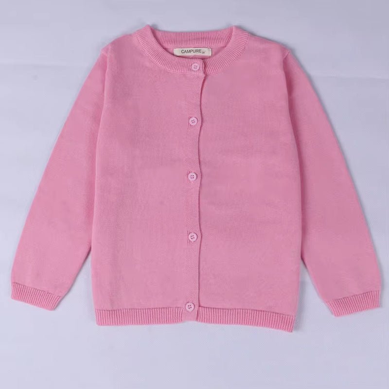Lumea Spring Knit Baby & Kids Cardigan Sweater - Cotton Button - Up (12M - 7Y) - Lumea Baby