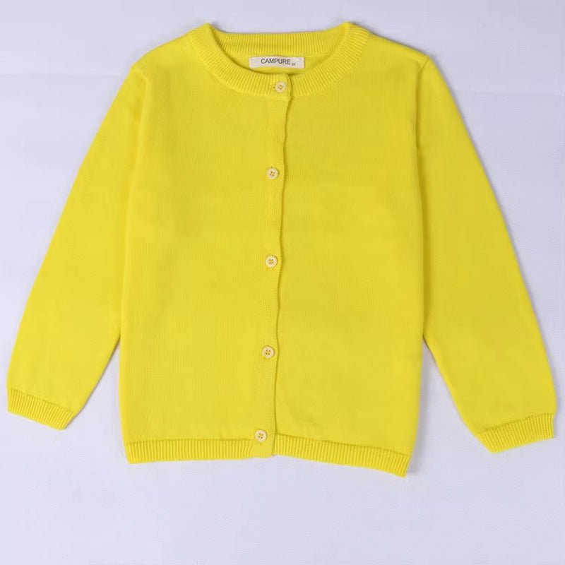 Lumea Spring Knit Baby & Kids Cardigan Sweater - Cotton Button - Up (12M - 7Y) - Lumea Baby