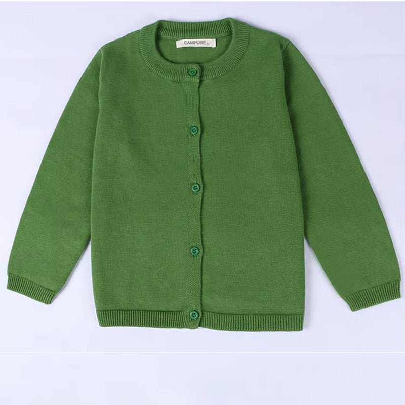 Lumea Spring Knit Baby & Kids Cardigan Sweater - Cotton Button - Up (12M - 7Y) - Lumea Baby