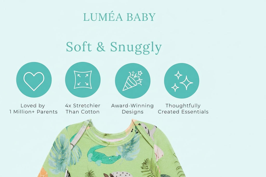 LUMÉA™ Knotted Dreams Newborn Girl Gown - Soft Sleep Gown (0 - 3M) - Lumea Baby