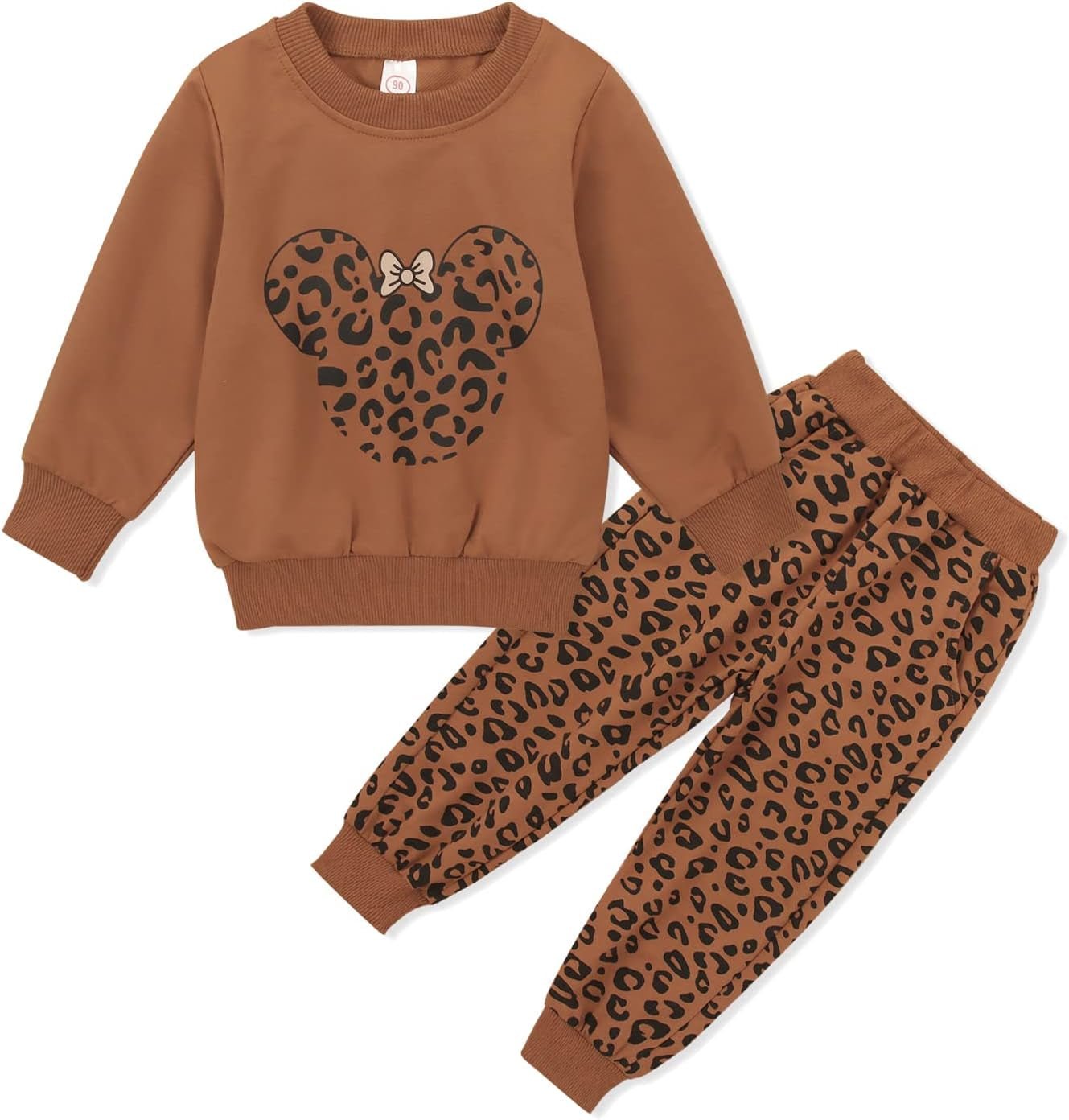 Lumea Cozy Chic 2 - Piece Baby Girl Outfit Set - Long Sleeve Sweatshirt & Leggings (Fall/Winter) - Lumea Baby