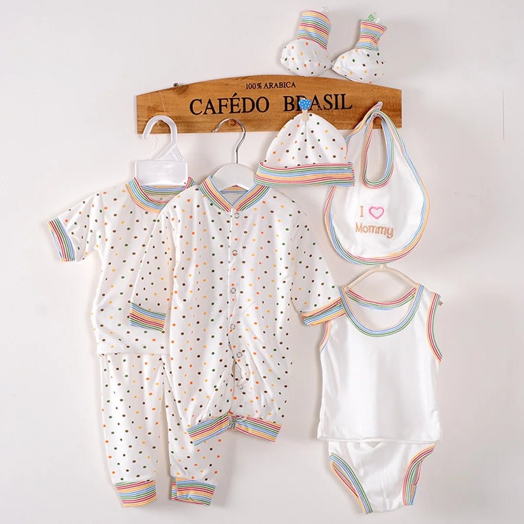 LUMÉA™ Complete Care 8 - Piece Unisex Baby Layette Set - Newborn Essentials - Lumea Baby
