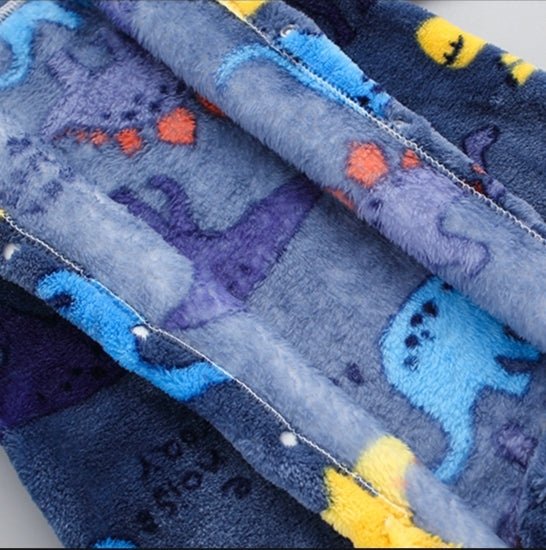 Lumea Cozy Flannel Baby Romper Jumpsuit - Soft Hooded Jacket for Boys & Girls (0 - 18M) - Lumea Baby