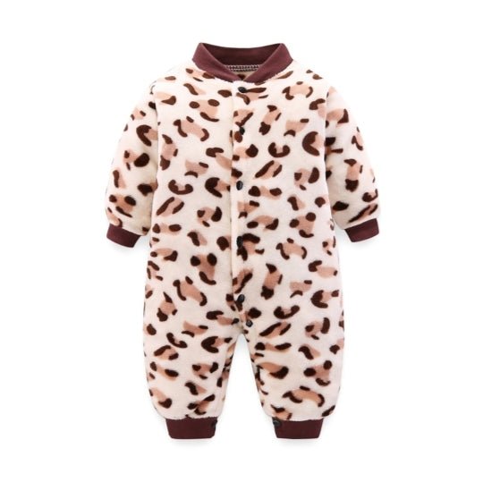 Lumea Cozy Flannel Baby Romper Jumpsuit - Soft Hooded Jacket for Boys & Girls (0 - 18M) - Lumea Baby