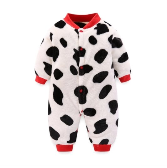 Lumea Cozy Flannel Baby Romper Jumpsuit - Soft Hooded Jacket for Boys & Girls (0 - 18M) - Lumea Baby