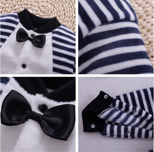 Lumea Cozy Flannel Baby Romper Jumpsuit - Soft Hooded Jacket for Boys & Girls (0 - 18M) - Lumea Baby