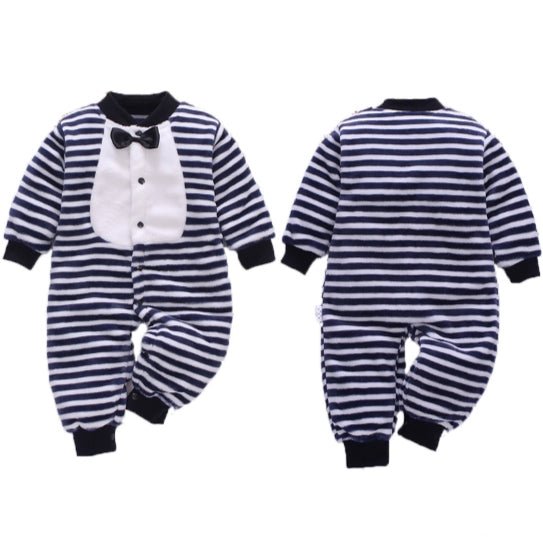 Lumea Cozy Flannel Baby Romper Jumpsuit - Soft Hooded Jacket for Boys & Girls (0 - 18M) - Lumea Baby