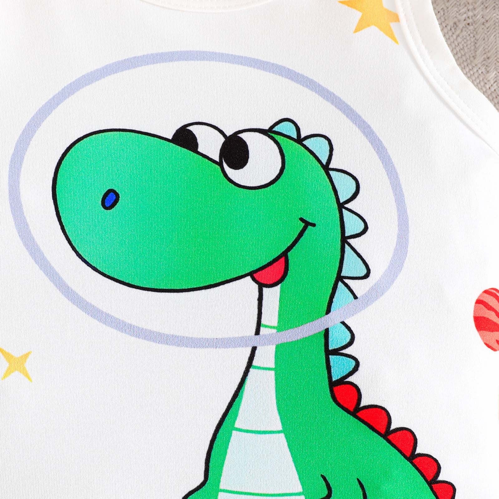 Lumea Cartoon Holiday 2 - Piece Baby Set Vest Tee & Shorts (6 - 9M) - Lumea Baby