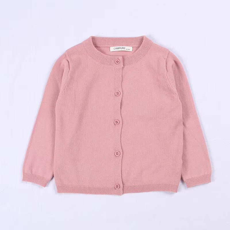Lumea Spring Knit Baby & Kids Cardigan Sweater - Cotton Button - Up (12M - 7Y) - Lumea Baby
