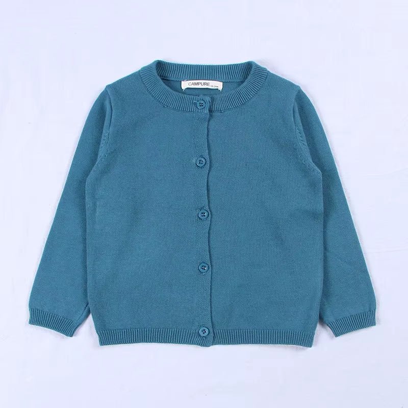Lumea Spring Knit Baby & Kids Cardigan Sweater - Cotton Button - Up (12M - 7Y) - Lumea Baby