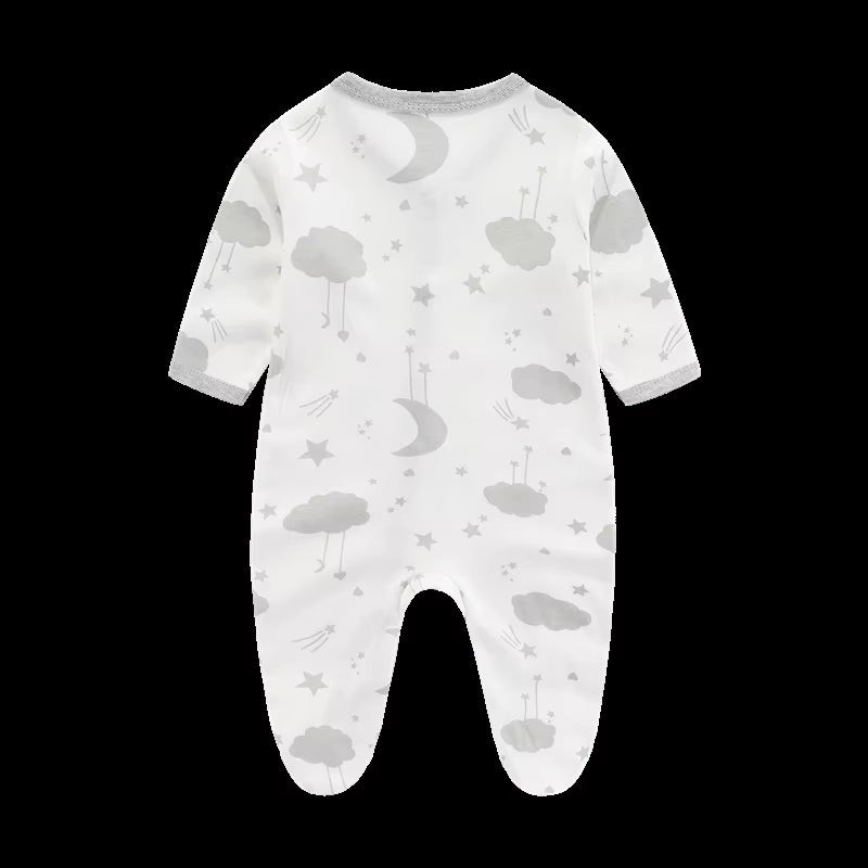 Lumea Sweet Dreams Newborn Baby Bodysuit - Soft Cartoon Romper (0 - 9M) - Lumea Baby