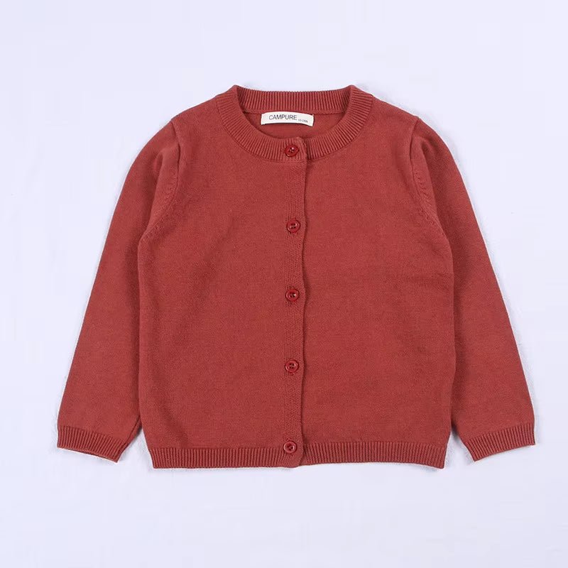 Lumea Spring Knit Baby & Kids Cardigan Sweater - Cotton Button - Up (12M - 7Y) - Lumea Baby