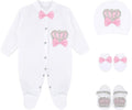 LUMÉA™ Little Jewels 4 - Piece Baby Girl Newborn Layette Gift Set - Lumea Baby