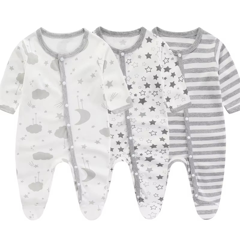 Lumea Sweet Dreams Newborn Baby Bodysuit - Soft Cartoon Romper (0 - 9M) - Lumea Baby