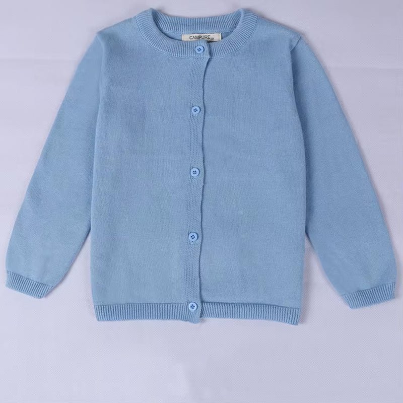 Lumea Spring Knit Baby & Kids Cardigan Sweater - Cotton Button - Up (12M - 7Y) - Lumea Baby